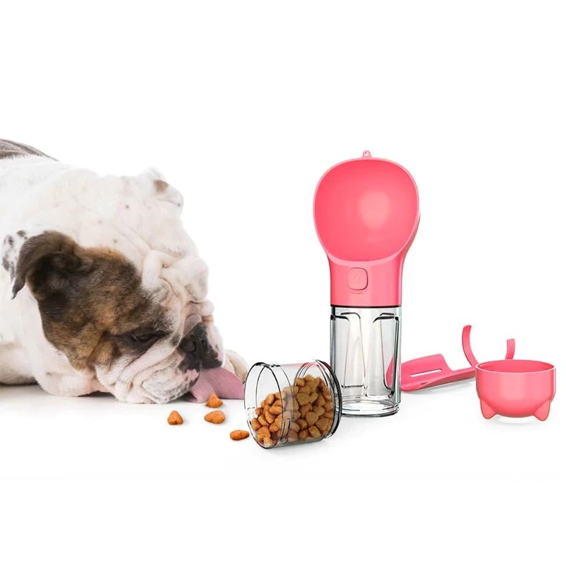 4-in-1 Portable Pet Bottle for Dog Walks